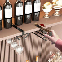 CUPLOFT – Soporte de almacenamiento de vidrio para estante, para ganar espacio al instante en la cocina