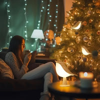 CHIRPLUME – Candeeiro Minimalista em Forma de Pássaro para Decoração Aconchegante de Casas de Férias