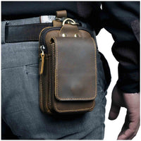 LEATHERWAY – Full Grain Leather Waist Pack for Travel