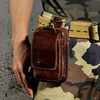 LEATHERWAY – Full Grain Leather Waist Pack for Travel