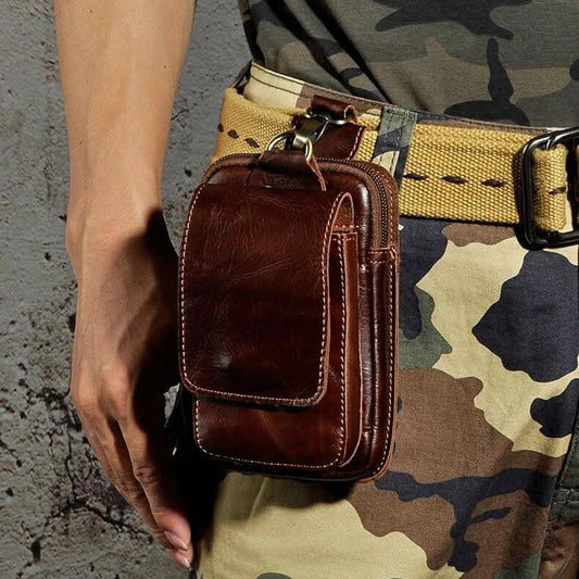 LEATHERWAY – Full Grain Leather Waist Pack for Travel
