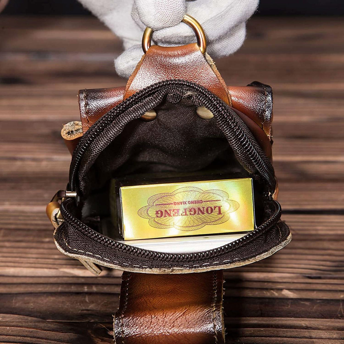 LEATHERWAY – Full Grain Leather Waist Pack for Travel