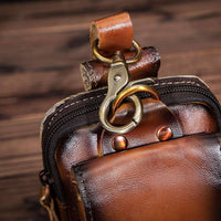 LEATHERWAY – Full Grain Leather Waist Pack for Travel