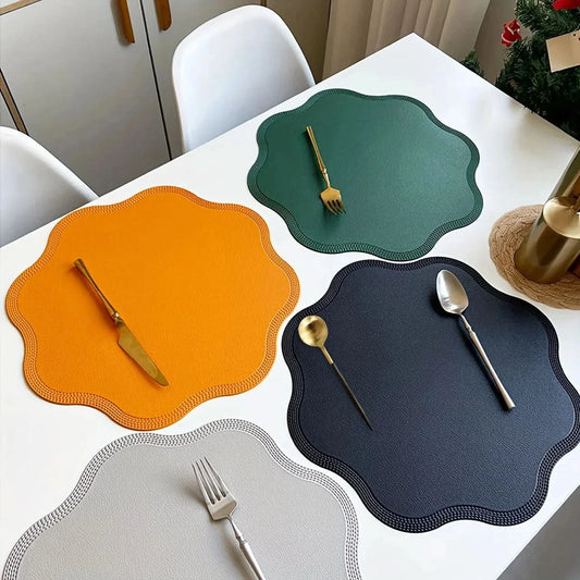 MOTIFCIRIXA – Individuais decorativos com textura para mesas de jantar elegantes