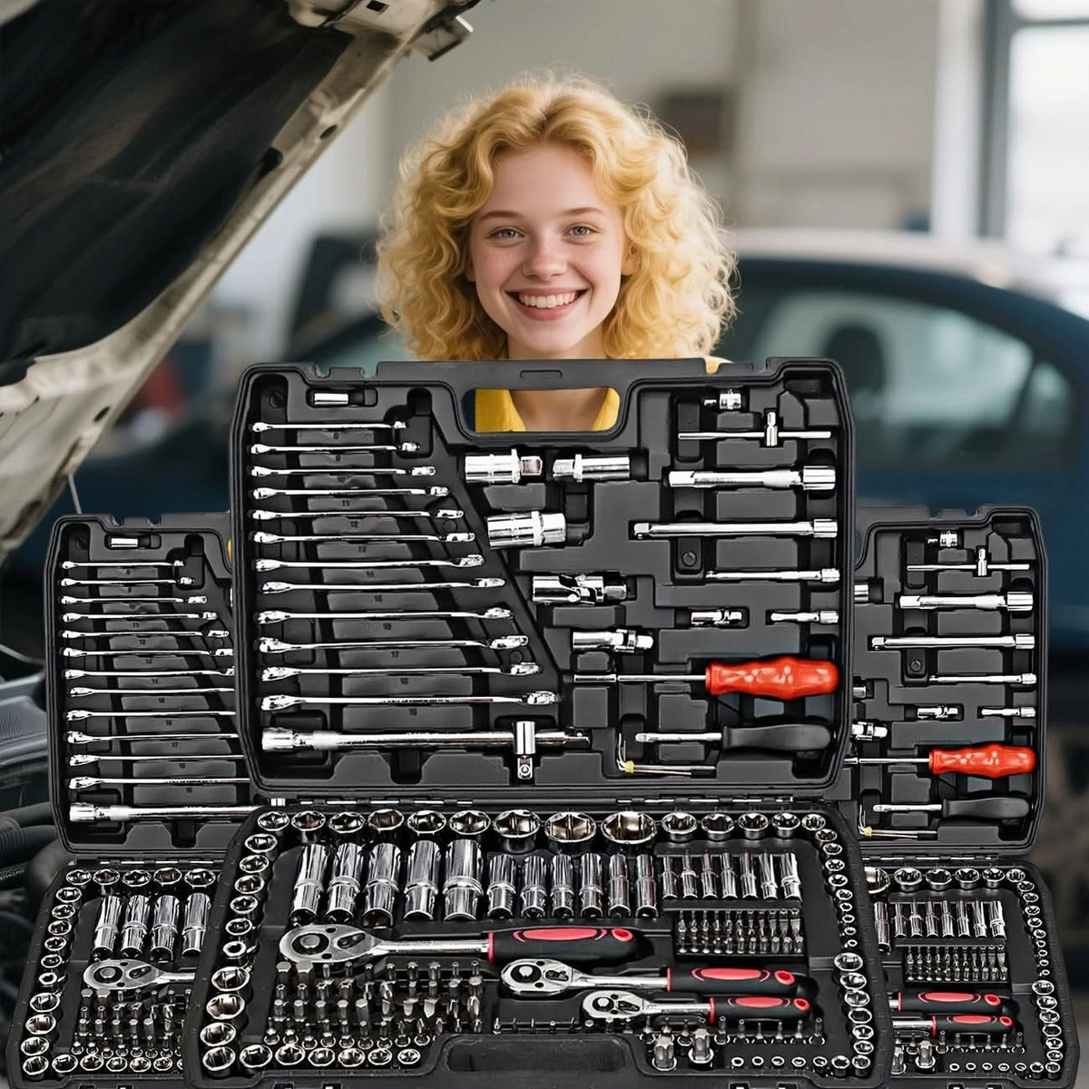 TOOLVEX – Multifunktionales Reparaturwerkzeug-Set für Haus und Garage