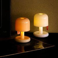 SOLENZARIA – Mini lámpara de mesa LED de atardecer para crear un ambiente cálido en el dormitorio