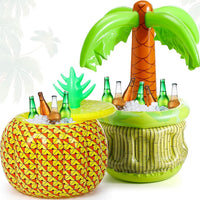 Tropivana - Ensemble refroidisseur de boissons tropical gonflable
