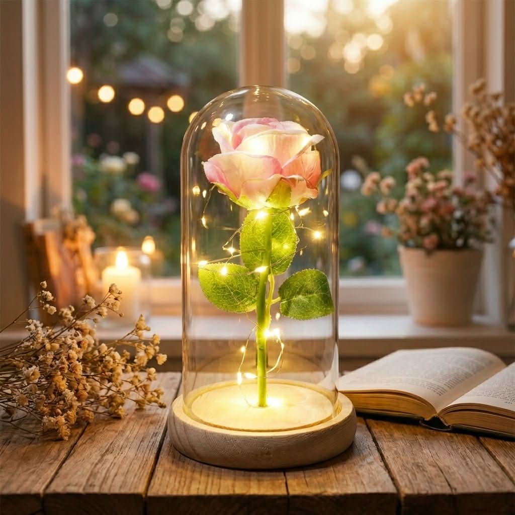 ROSAVEXA – Lampada a cupola con rose per un’atmosfera romantica in casa