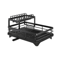 DISHCOVE – Foldable Dish Drying Rack for Convenient Kitchen Storage