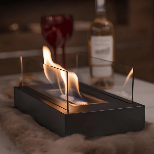 EMBERLUX - Lareira de Mesa Portátil a Bioetanol