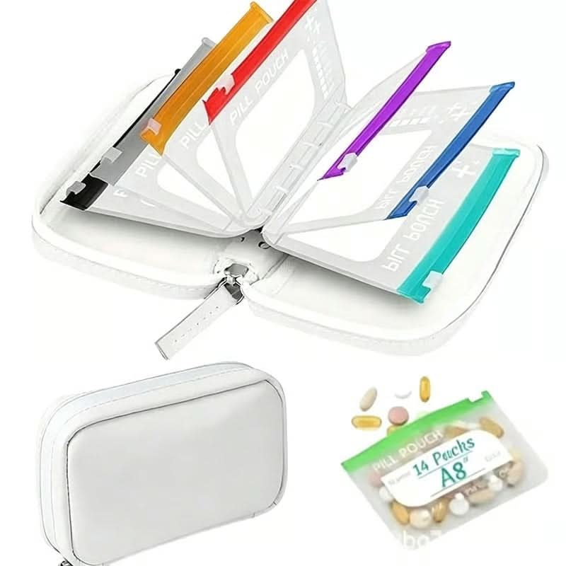 DOSEPACK – Set de pochettes organisatrices pour médicaments, idéal pour voyager et faire ses bagages facilement