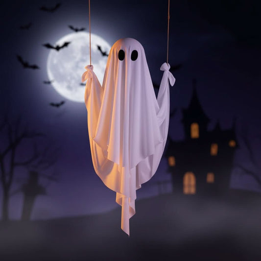 PHANTOMLIT – Lampada fantasma sospesa per decorazioni di Halloween da brivido
