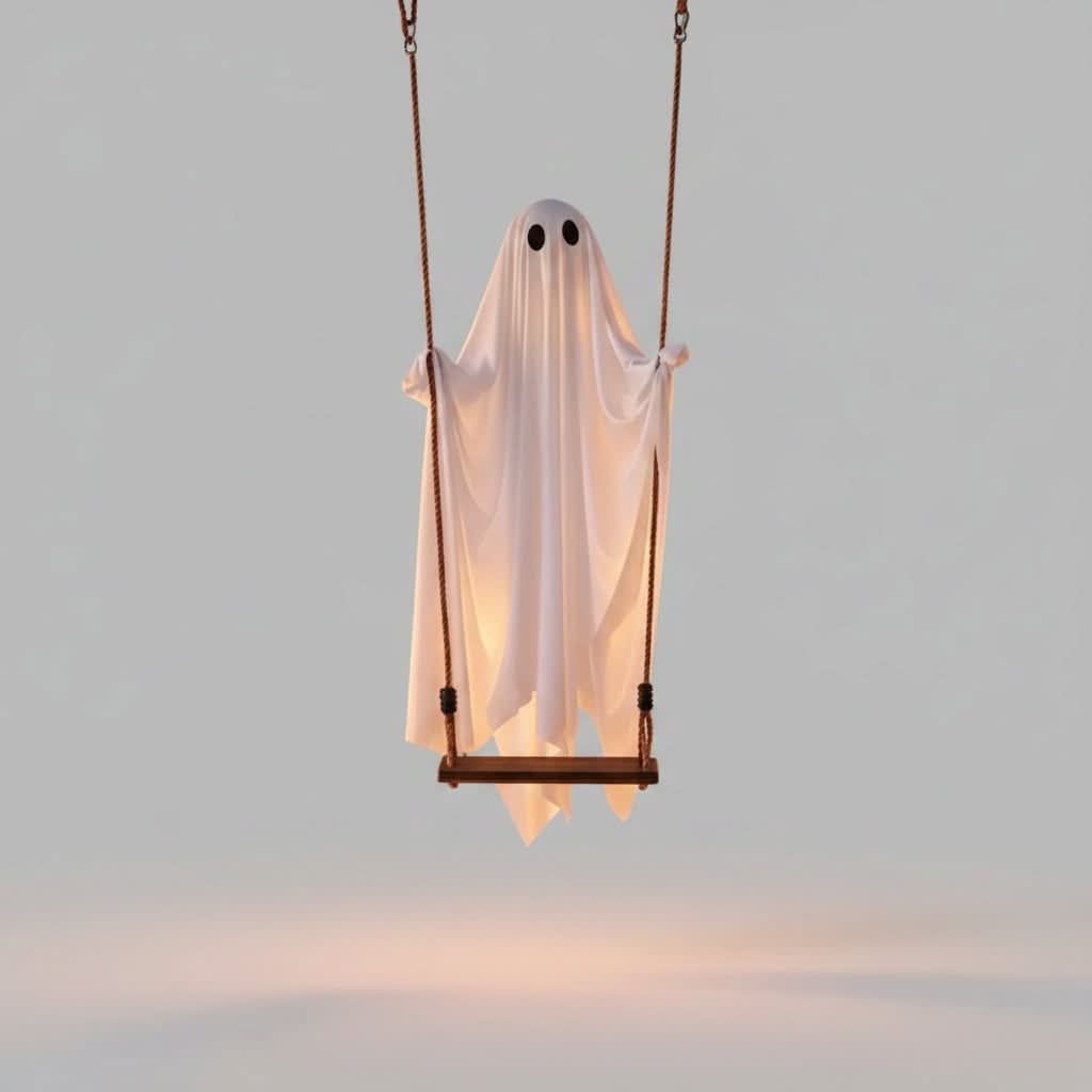 PHANTOMLIT – Hanging Ghost Light for Haunting Halloween Displays