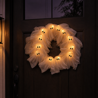 BOOCROWN – Couronne fantôme lumineuse pour une ambiance d’Halloween effrayante