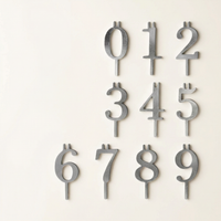 NUMERIVA – Reusable Number Candle Holder Set for Bold Birthday Displays