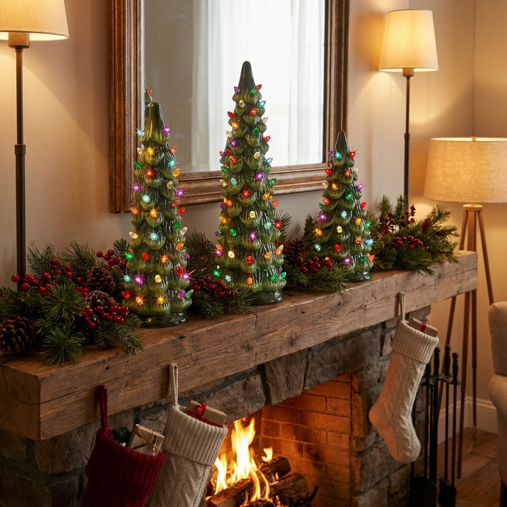 RETRONIXA – Retro-LED-Mini-Weihnachtsbaum als festliche Tischdekoration