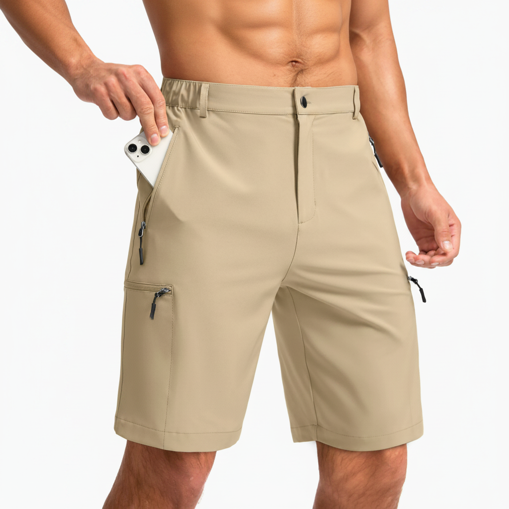 FIELDVEX – Durable Men's Shorts for Travel & Adventure Comfort