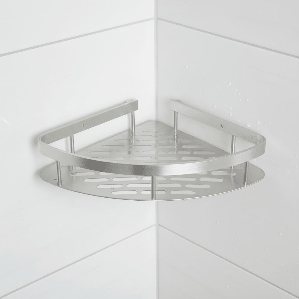BATHEDGE – Prateleira de casa de banho sem necessidade de perfuração para espaços modernos e organizados