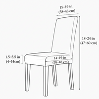VELVORAFIT – Housses de chaise en velours extensible pour espaces de repas élégants