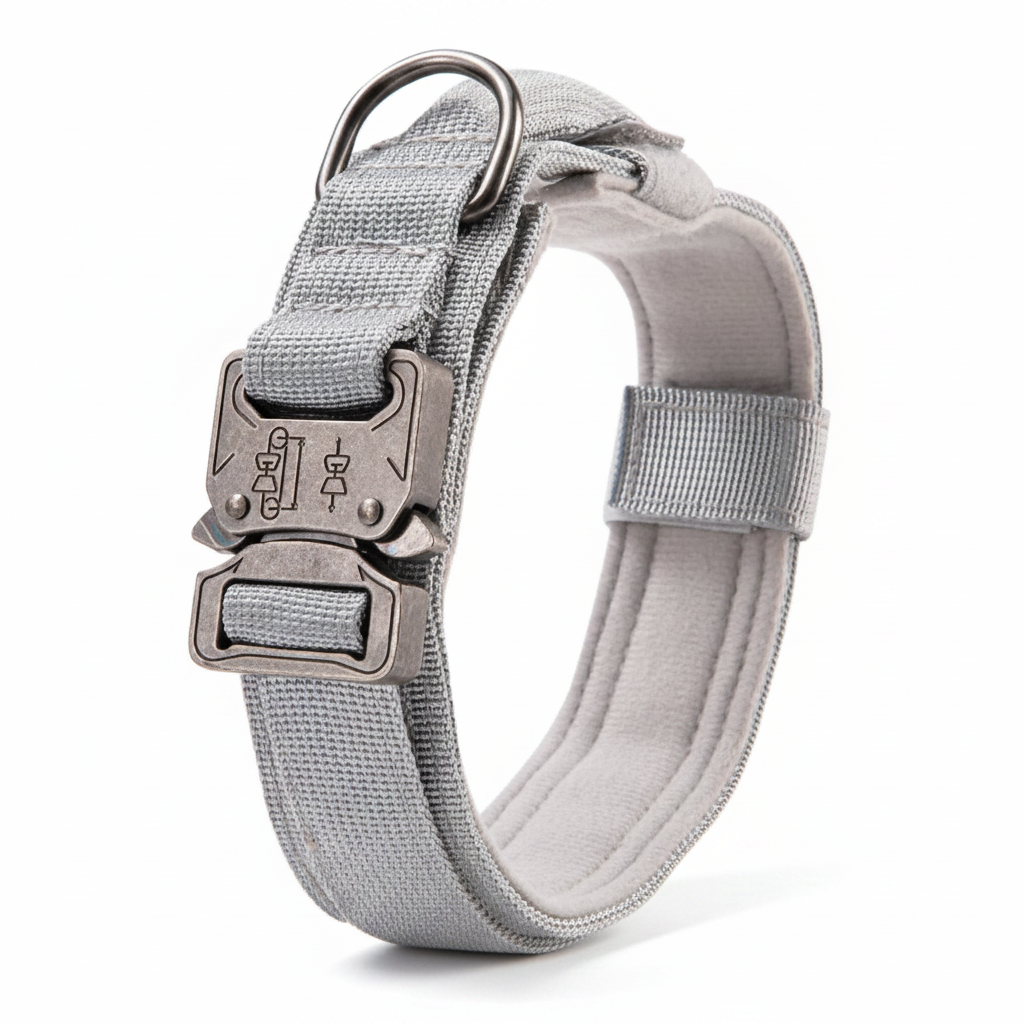 FLEXK9 – Collar táctico para perros – Collar de control acolchado ajustable  