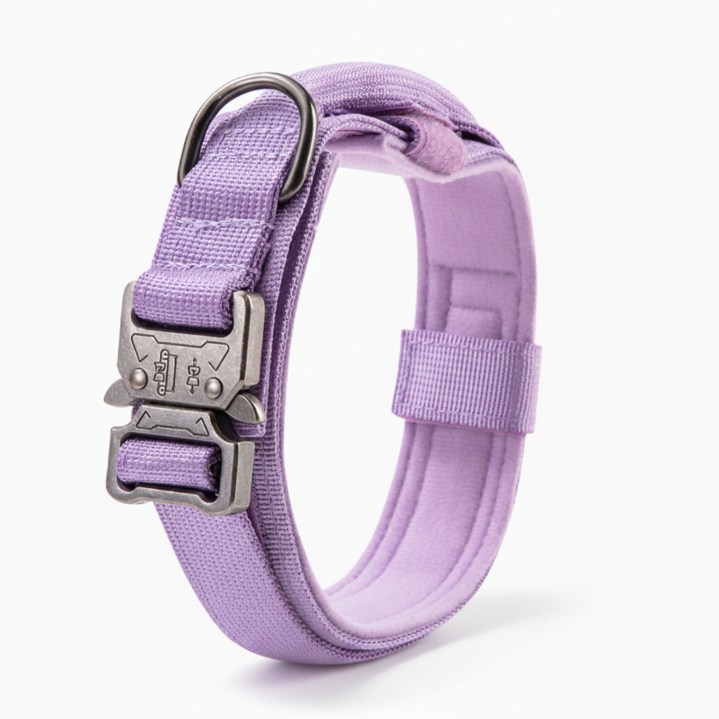 FLEXK9 – Collar táctico para perros – Collar de control acolchado ajustable  