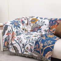 FLORIELUNA – Floral Statement Throw for Refined Living Room Accents
