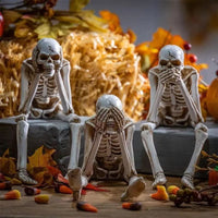 CRYPTORA – Skeleton Figurines for Mysterious Home Décor