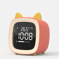 CRITTERGLOW – Animal LED Night Light Alarm Clock for Cozy Bedside Charm