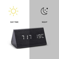 TEMPTICK – Despertador LED con pantalla de temperatura