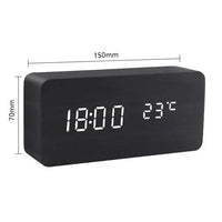 TEMPTICK – Despertador LED con pantalla de temperatura