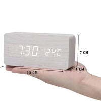 TEMPTICK – Despertador LED con pantalla de temperatura