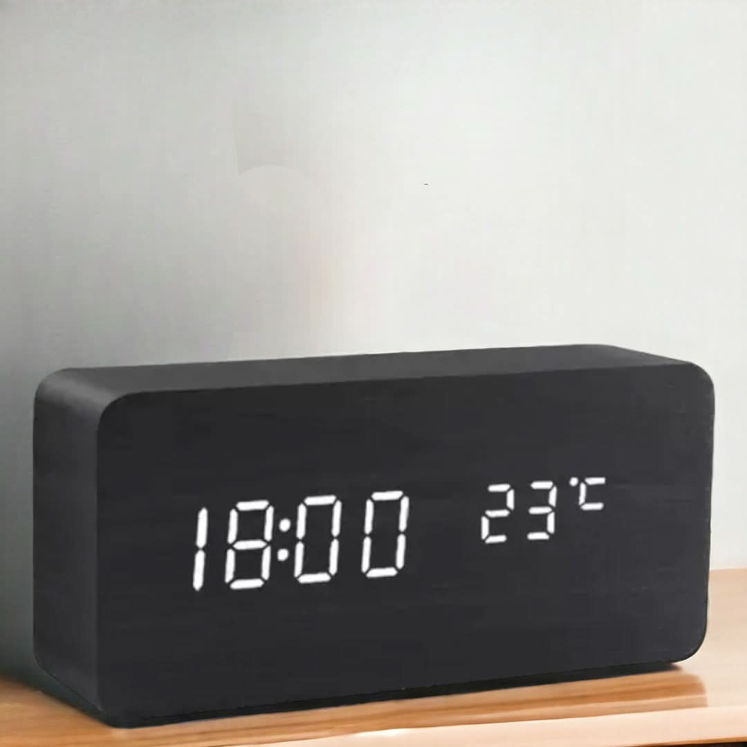 TEMPTICK – Despertador LED con pantalla de temperatura