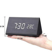 TEMPTICK – Despertador LED con pantalla de temperatura