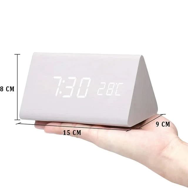 TEMPTICK – Despertador LED con pantalla de temperatura