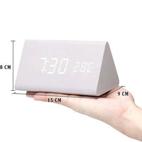 TEMPTICK – Despertador LED con pantalla de temperatura