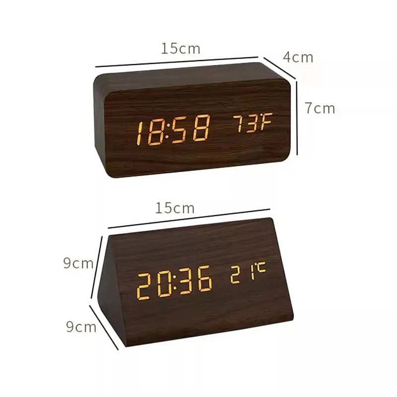 TEMPTICK – Despertador LED con pantalla de temperatura
