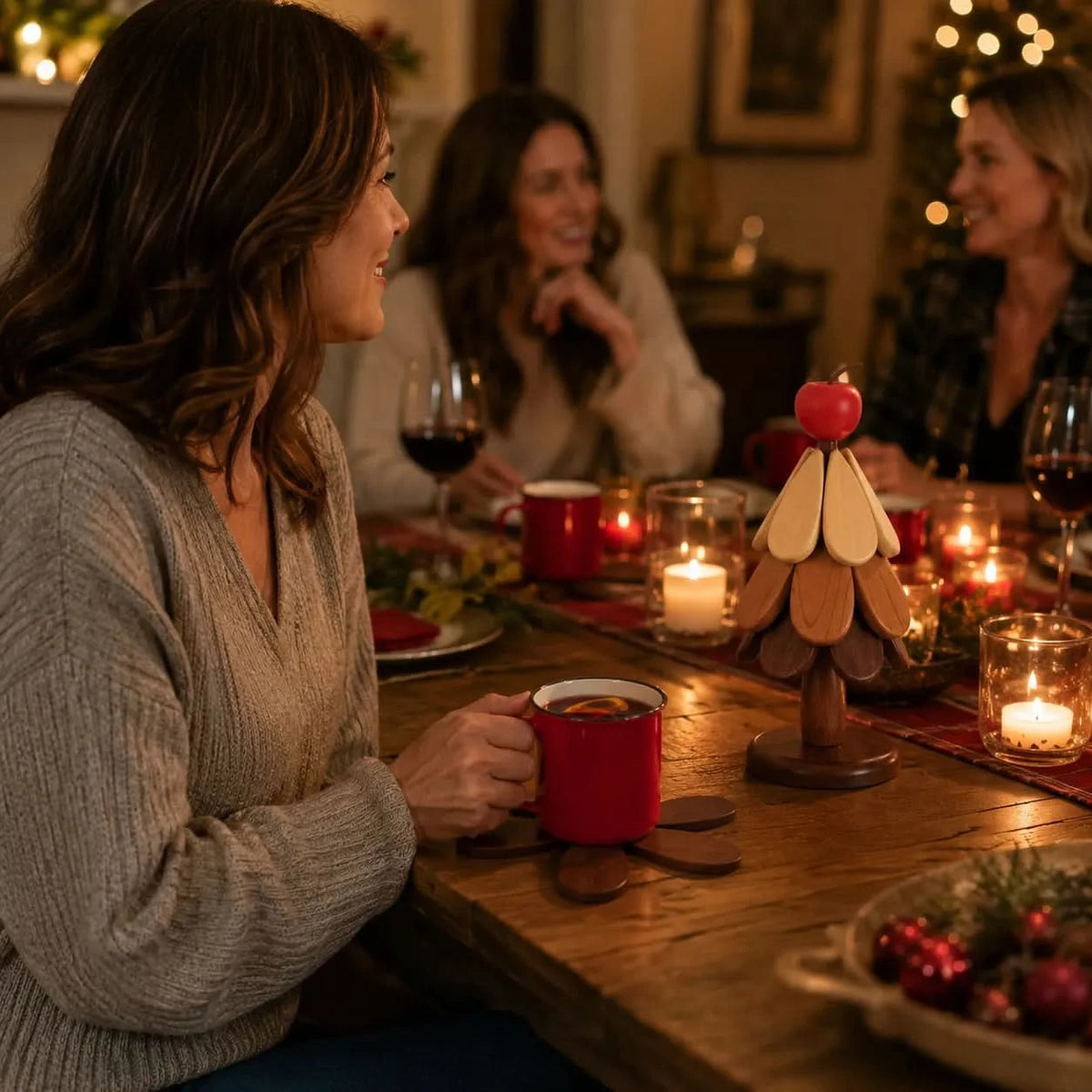 FIRWING – Christmas Tree Table Set for Refined Festive Displays