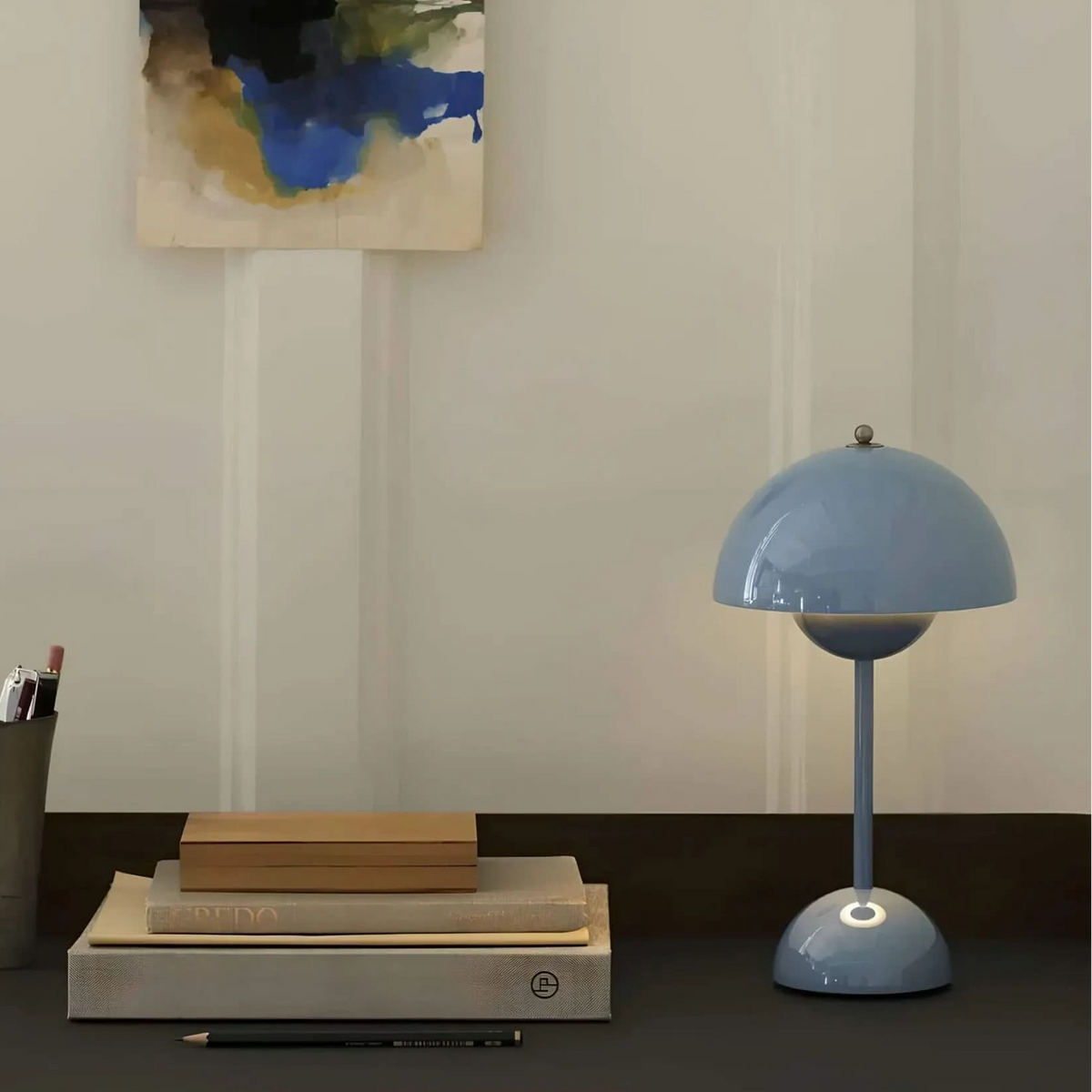 SHROOMELIX – LED-bordlampe formet som en svamp med blødt og justerbart lys