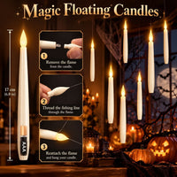 LEVILUMORA – Floating LED Candles for Magical Statement Decor