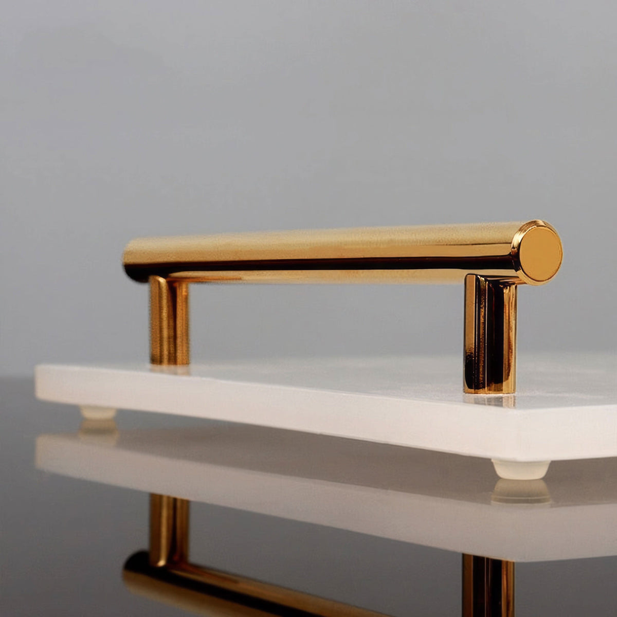 VANITYCREST – Decorative Cup with Golden Accent for Modern Bathrooms