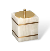 VANITYCREST – Decorative Cup with Golden Accent for Modern Bathrooms