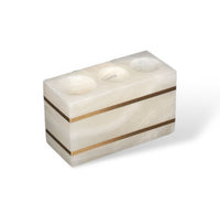 VANITYCREST – Decorative Cup with Golden Accent for Modern Bathrooms
