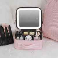 GLOWTOTE – Neceser cosmético con espejo LED para organizar tus productos de belleza