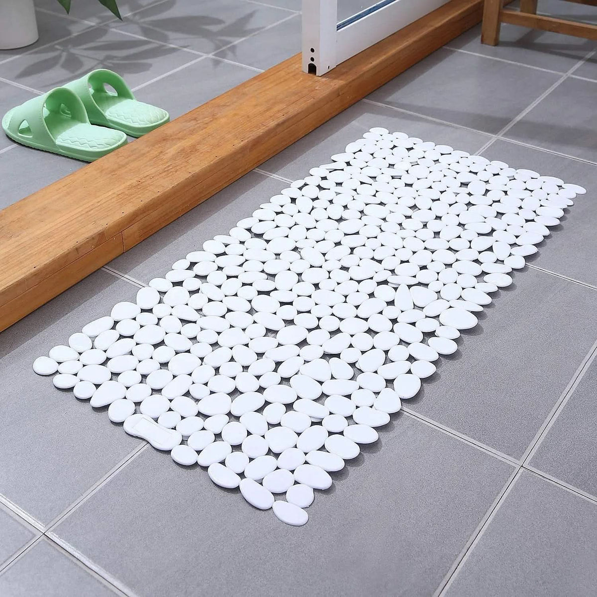 ZENSTONEA – Textured Bathroom Mat for Soothing Foot Comfort
