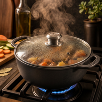 SIMMERVA – Casserole Pan with Glass Lid for Relaxed Home Cooking