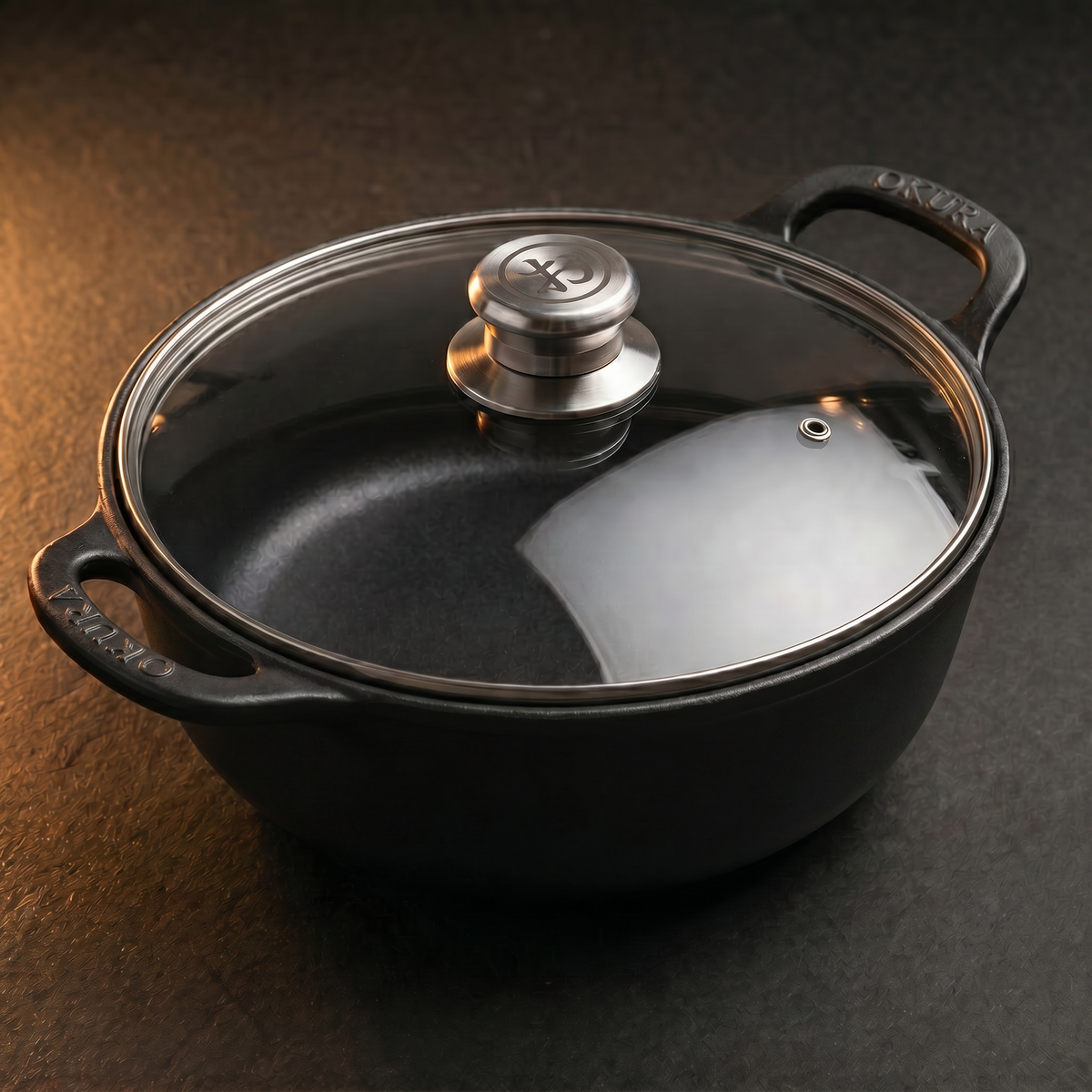 SIMMERVA – Casserole Pan with Glass Lid for Relaxed Home Cooking