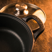 SIMMERVA – Casserole Pan with Glass Lid for Relaxed Home Cooking