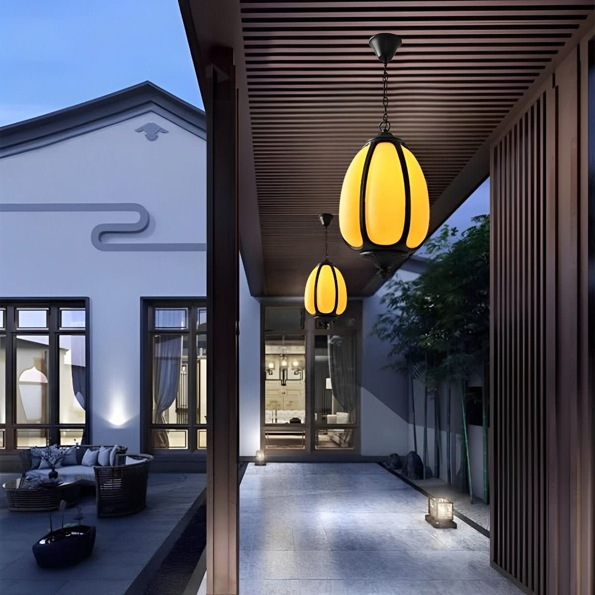 AUTUMNLUME – Pendant Lighting for Warm Patio Character