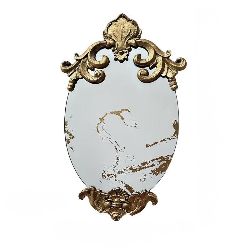 OVALISSA – Espejo de pared ovalado ornamentado para una decoración elegante y llamativa