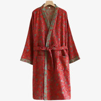 SAKURAVEIL – Organic Cotton Kimono Robe for Breathable Everyday Comfort